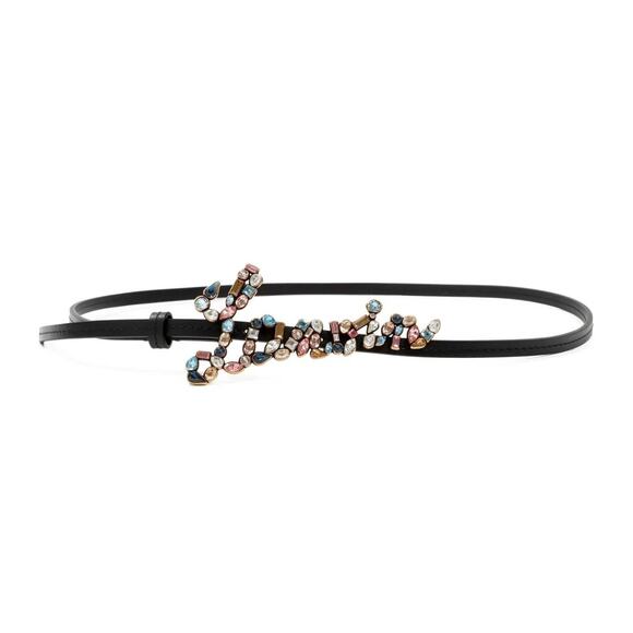 Lanvin Jewelled Logo Detailed Belt main image 8